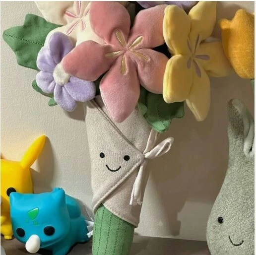 Amuseable Bouquet Of Flower Stuffed Toy Kids Gift for Girlfriend Plush -US Stock - Image 2 of 4