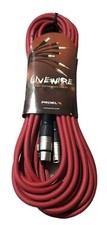 Cavo DMX Proel Livewire Broad350LU10RD Cavo Mic XLR M XLR F Bilanciato 10 Mt.