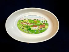 Villeroy & Boch "Naif Country Farm" - Large Oval Baker 14.75" 