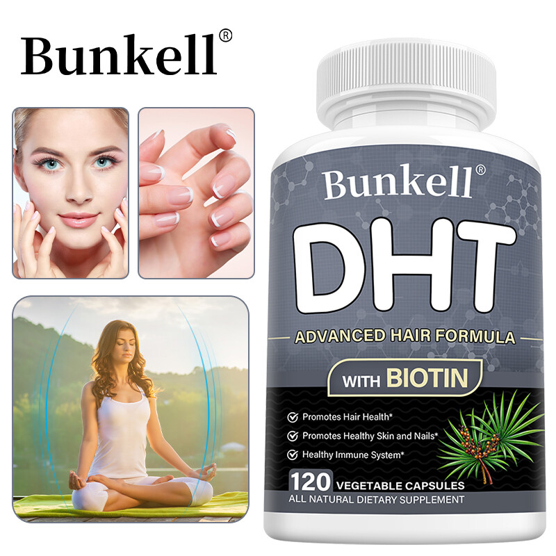 DHT Advanced Hair Formula con Biotina Promuove la Salute dei Capelli e l'Elasticità della Pelle