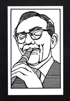 Benny Goodman Musician 1998 Lang Gang Picture Perfect Game of Famous Faces Card
