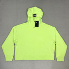 Nike Sportswear Womens Acid Washed Hoodie CZ9854-358 Neon Green Size Small NEW