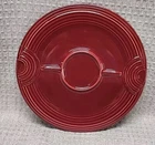 Fiestaware Hostess Tray Serving Plate Cinnabar 12" Made USA