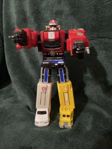 Power Ranger Lightspeed Rescue  Megazord 6 Inch Figure Vintage 1999 Bandai