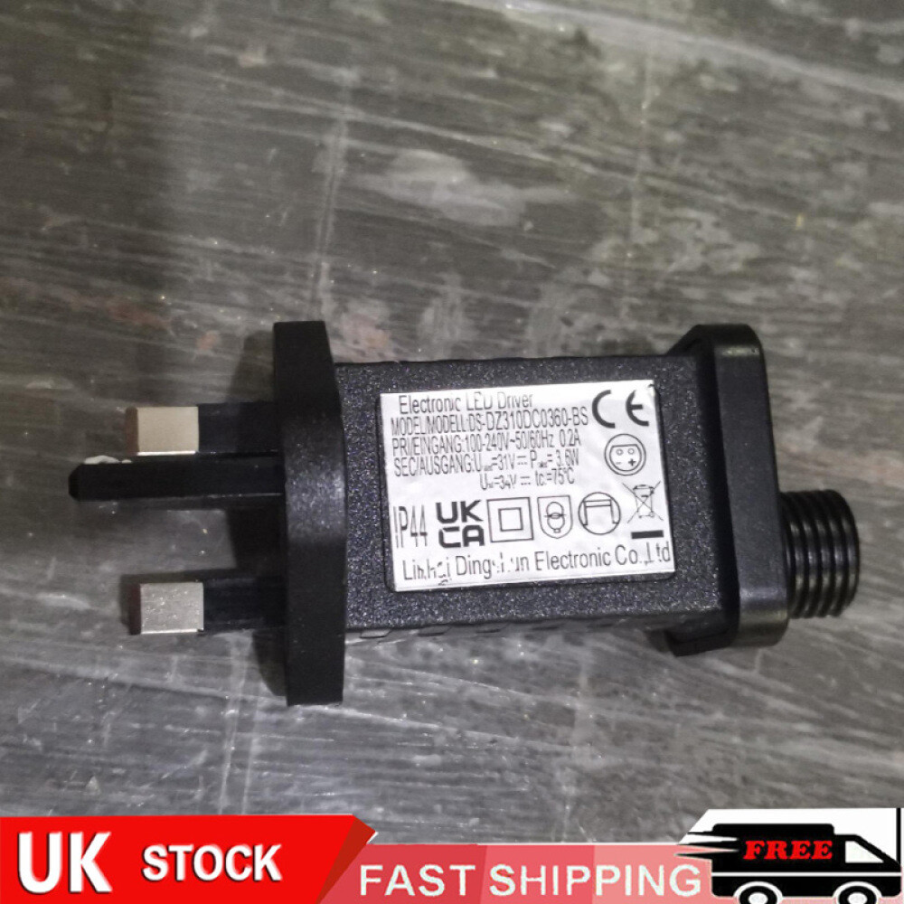 LED Christmas Fairy Lights Power Supply Adapter Transformer Driver IP44