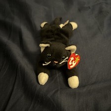 Ty Beanie Baby Zip - (Cat White Paws 1994)