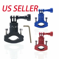 Bicycle Bike Motorcycle Handlebar Pole Mount Holder Clamp For Gopro Hero9 8 7 6