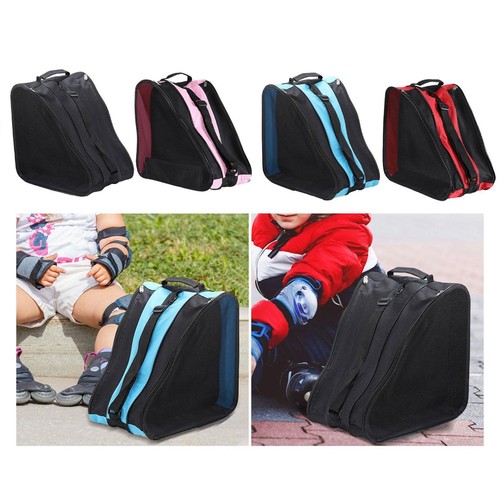 Roller Skates Backpack Compartmented Comfortable Portable Waterproof Skate Case Kid Ice Skates Outdoor Sports Storage Knapsack