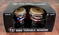 LP Puerto Rican Flag Mini-Bongos LPM199-PR