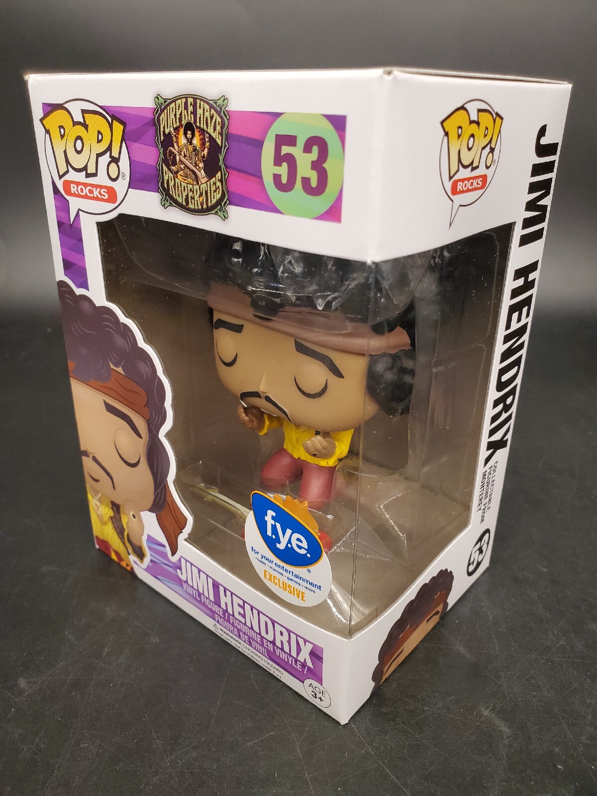 Sale Funko Pop! Vinyl: Jimi Hendrix (Fye) (Exclusive) #53