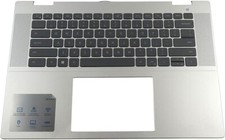 For Dell Inspiron 16 Plus 7630 7635 2in1 Palmrest Backlit Keyboard 0N48VJ Top