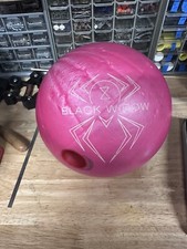 USED - Bowling Ball - 15lb Hammer "BLACK WIDOW PINK URETHANE PEARL" - 15lb 0oz