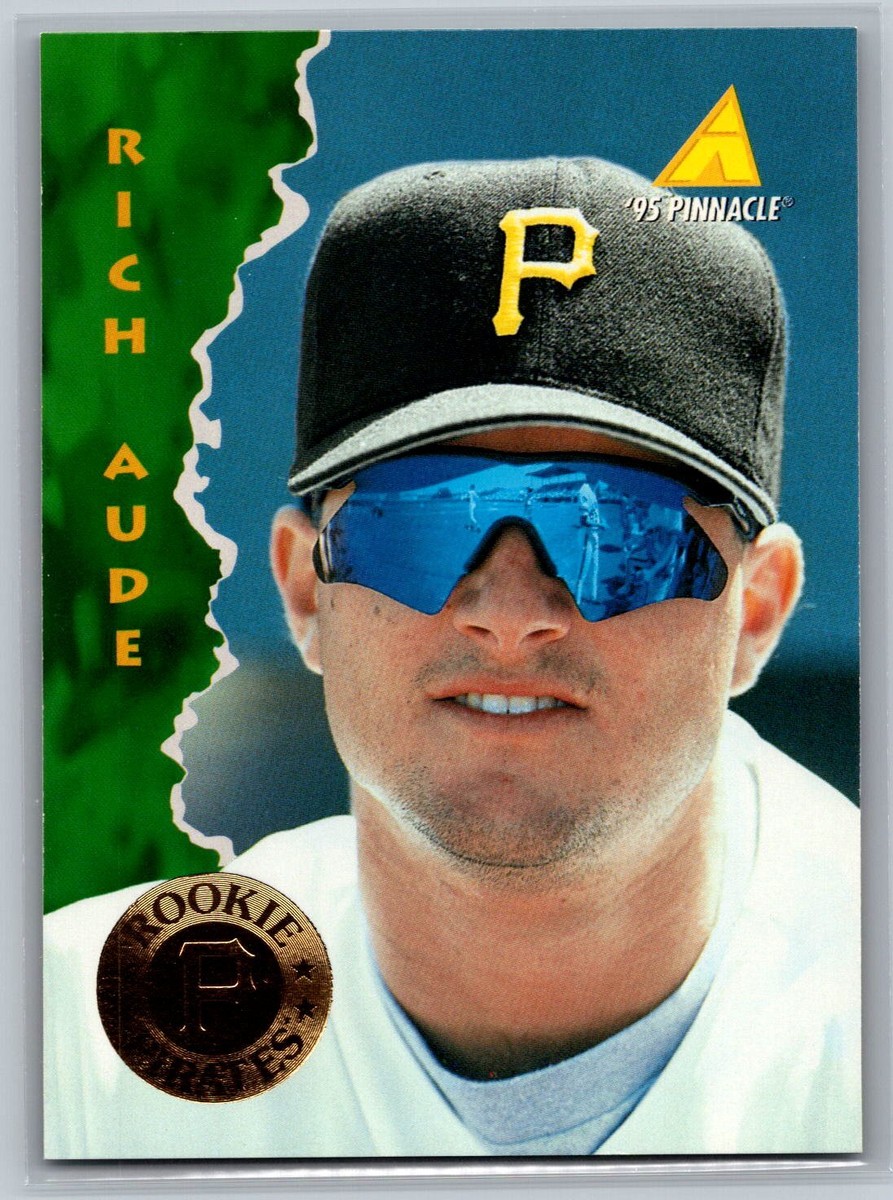 1995 Pinnacle Rookie Baseball #444 Rich Aude Pittsburgh Pirates