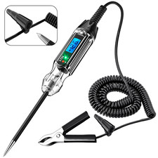 Heavy Duty 3-72V Backlit Digital LCD Circuit Tester, Automotive Test Light wi...