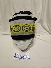 Marvel Beanie Avengers Assemble Iron Man Hulk Thor Captain America logos