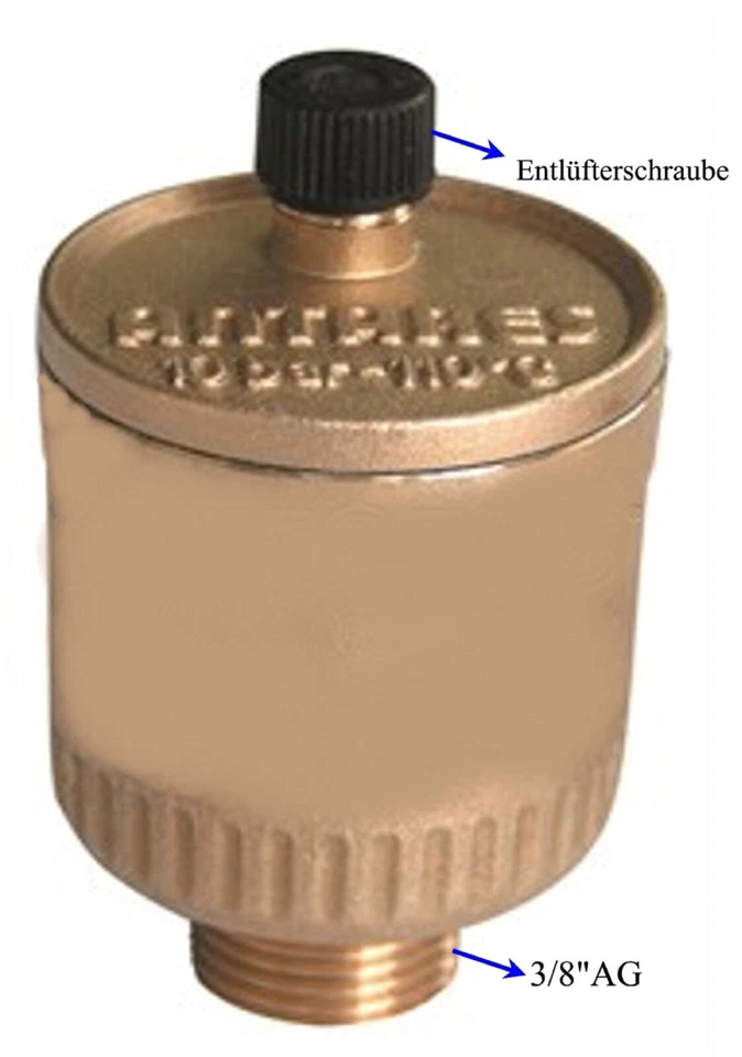 Solar Schnellentlüfter DN10(3/8") AG - Bild 2 von 4