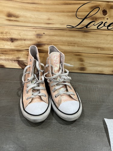 converse chucks high top peach with 