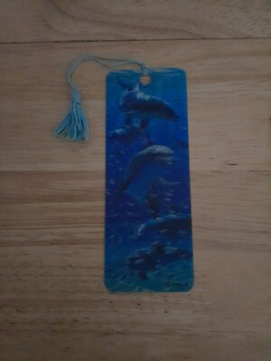 Cheatwell 3D Dolphins Bookmark