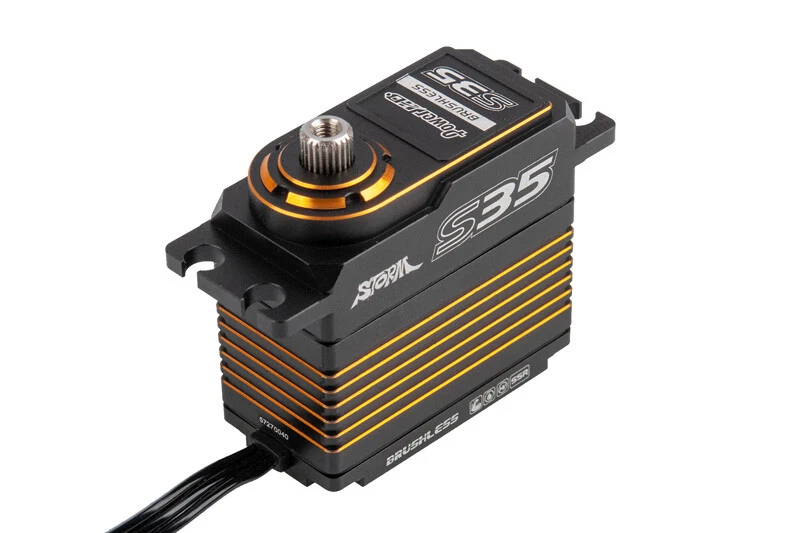 Power HD Brushless Premium Digital Servo S35 Black Golden 7.4V 30kg 0.075sec - Bild 2 von 4