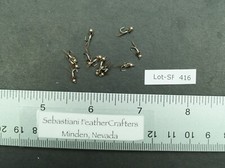 One Dozen MFC #20 Silver Lightning Bug Bead Head Nymph Lot-SF 416