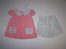 Lullaby Set Boutique Girls Bailey Short Set Tulips Short Sleeve Size 6X NWT