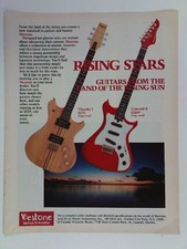 retro magazine advert 1982 WESTONE guitars