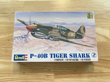 New Sealed Revell P-40B Tiger Shark 1/48 Model Kit 85-5209 WWII Fighter Aircraft