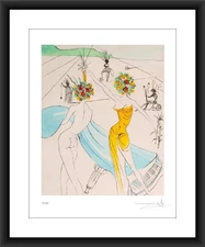 Dali, Lithograph, Two Women & a Piano, Limited Edition, SIgned Numbered COA