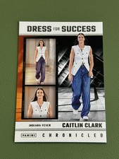 2025 Panini WNBA Caitlin Clark Chronicled FEVER Base #63 Dress for Success