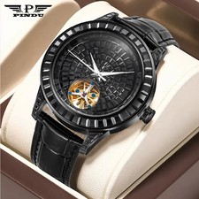 Jacob Luxury Orologio Meccanico All Diamond per Uomo, Design Automatico Impermeabile