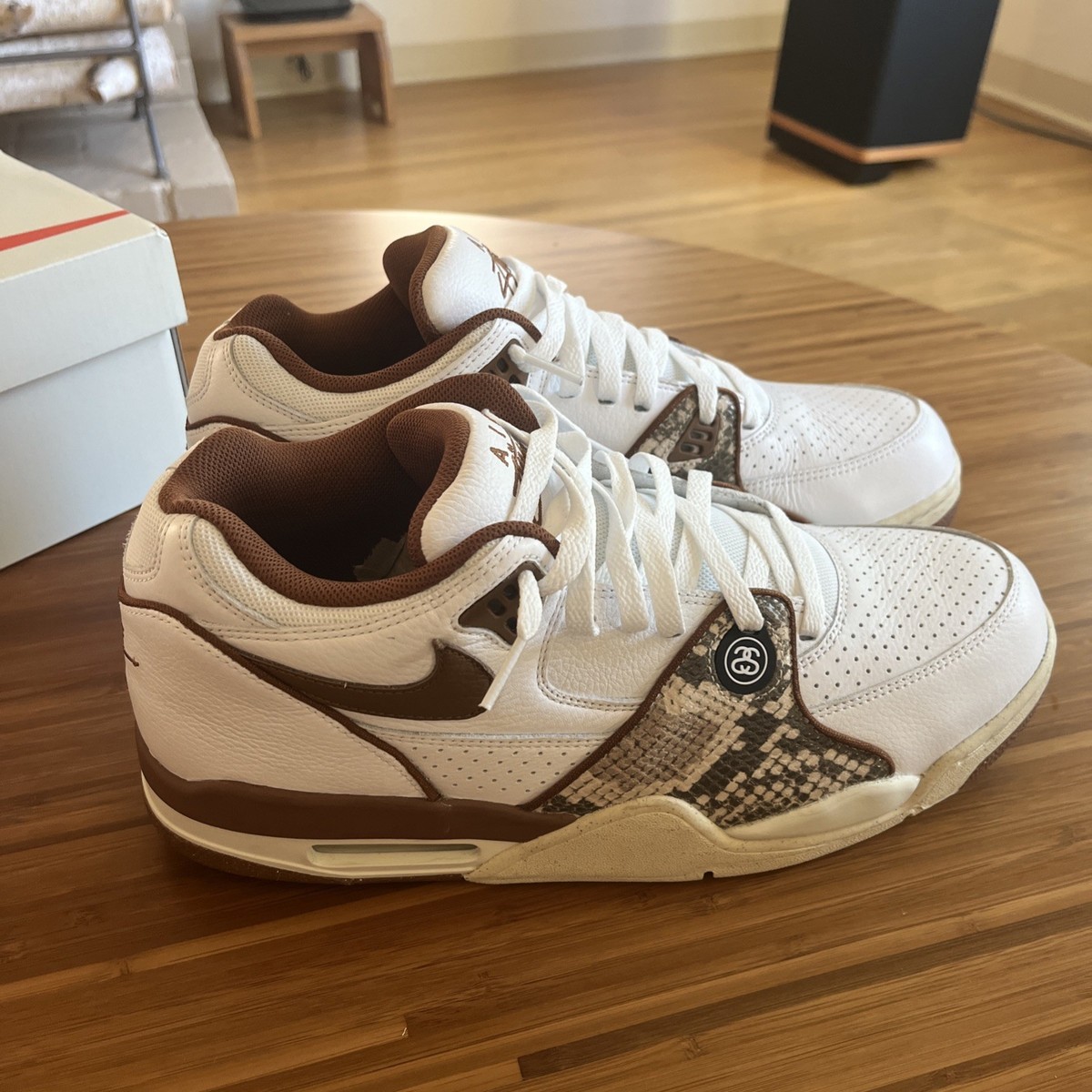 Nike x Stüssy Air Flight 89 Low “white and Pecan” | eBay