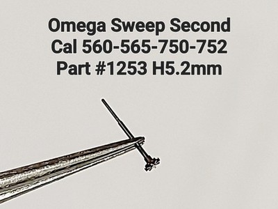 Omega Cal 560-563-565-600/1-752 Part#1253 Sweep Second Pinion H5.2m Neu Zustand