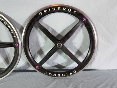 NOS Spinergy Rev X Roks Carbon Fiber Wheelset 26 MTB Original Box