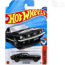 Hot Wheels '67 Mustang Black Diecast Vehicle 1:64 Scale - Muscle Mania 3/10