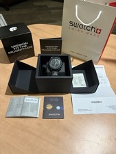Omega x Swatch MoonSwatch “Mission to the Moonphase Black Snoopy” - Total Black
