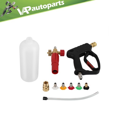 #ad 5000 PSI Short High Pressure Washer Gun with Foam Cannon Gun Kit Wholesale $43.39