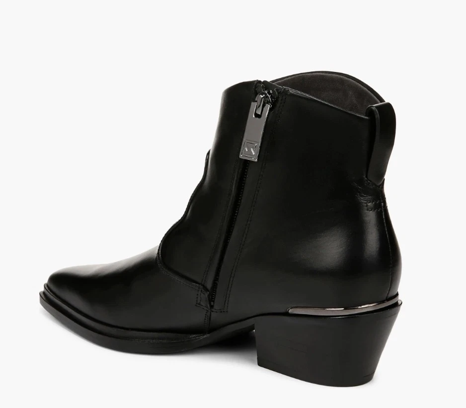 Botines Franco Sarto para mujer de cuero con punta en A-Blake Foto 4 de 4