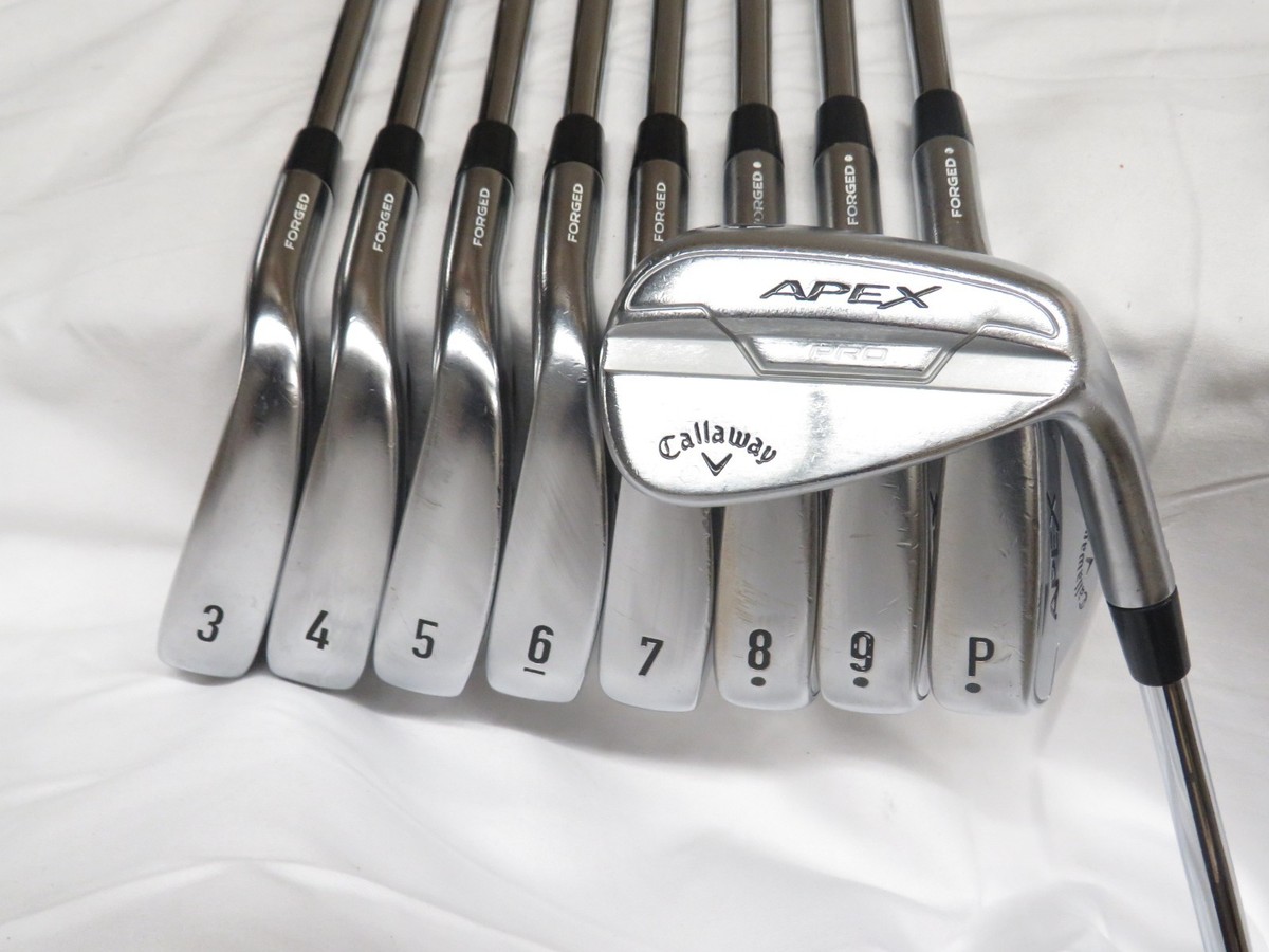 Used Callaway Apex Pro Combo Iron Set 3-PW,AW DG 120 X-Stiff Flex