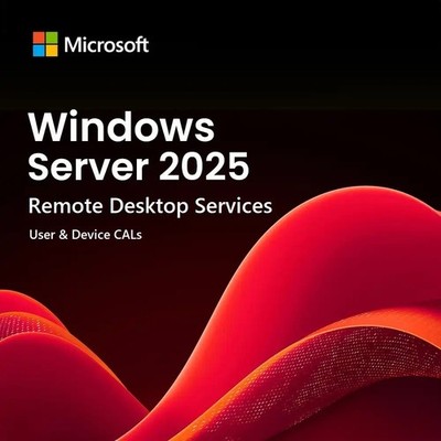 Windows Server 2025 Remote Desktop Services CALs - 50 RDS User / Device CAL
