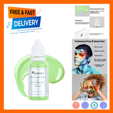 Pastel Green Face Body Paint Water Based Washable Non-toxic Cream Makeup for