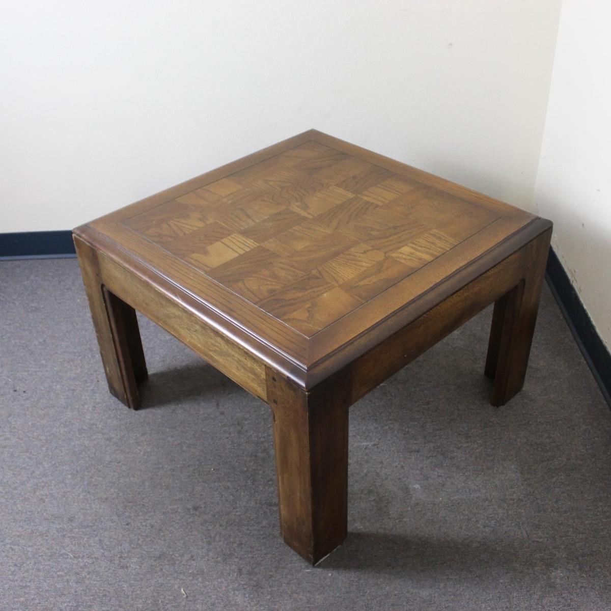 Mid Century Modern Lane Checkered Low Coffee Table- Local Pickup