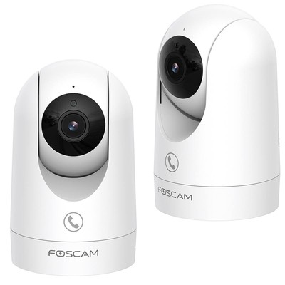 2 x Foscam R8M 4K 8 MP WLAN PT Überwachungskamera mit Radarerkennung, Tracking