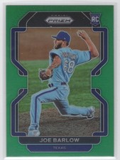 2022 Panini Prizm Green Joe Barlow Rookie Texas Rangers #96