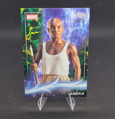 Topps Chrome Marvel Wakanda Forever Aneka Phase Four Card #145 22/75 Non-Sport