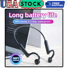 Bone Conduction Bluetooth 5.2 Headphones Wireless Earbuds Outdoor Sport Headset