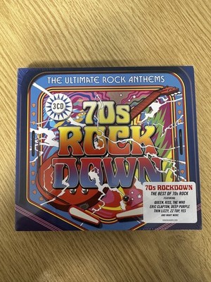 70's Rock Down [CD] The Ultimate Rock Anthems The Best of 70s Rock 3CD