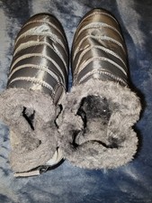 BJ Brand Gray Slippers Sz. 38