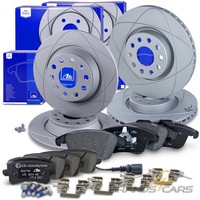 ATE Powerdisc Bremsscheiben+BelÄGe Vorne+Hinten FÜR Audi Q3 8U Seat VW Tiguan 5N
