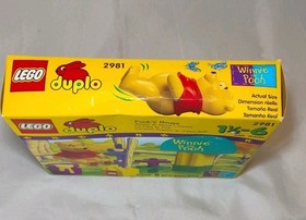Vintage Lego DUPLO 2981 Winnie the Pooh  1999 NEW Unopened&nbsp;8PC Set 1.5-6Y