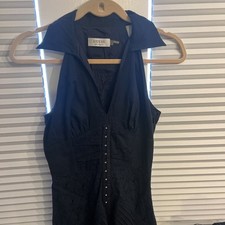 GUESS BLACK CORSET STYLE DRESS SIZE 4
